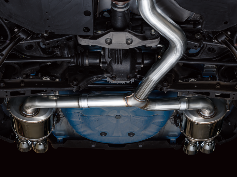 Subaru WRX Performance Exhaust - AWE Tuning - Cat-Back Touring - Chrome Silver - `22-`27